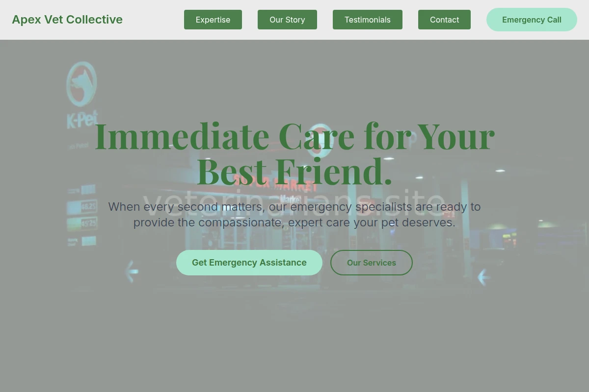 Emergency Pet Services